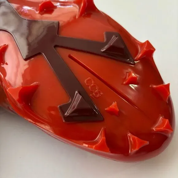 Nike Alpha Menace 4 Elite NRG football cleats red orange FQ4046-600 Mens sz 10.5 - Picture 9 of 14